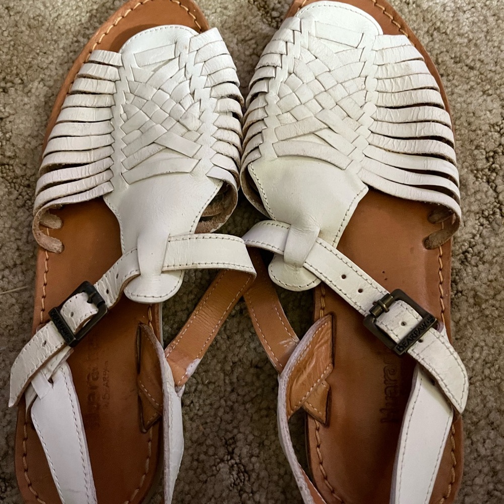 Huarache Leather Sandals Size 10